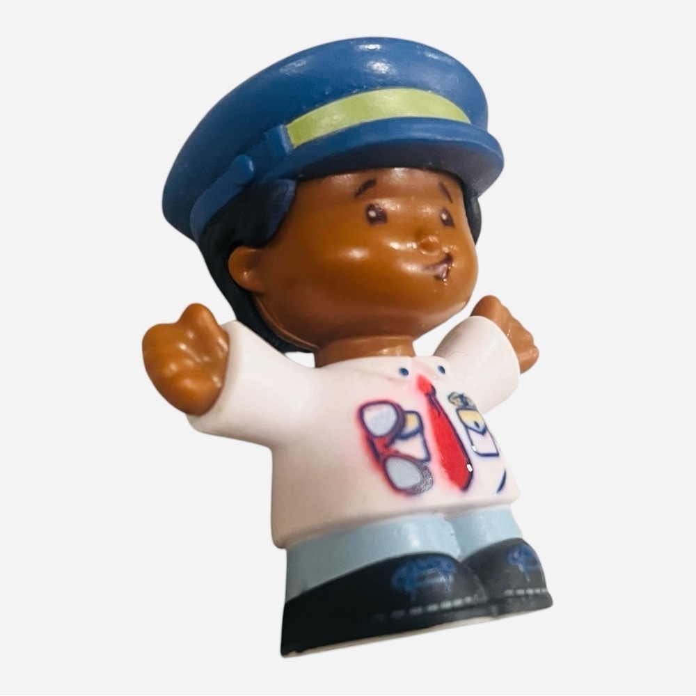 Fisher Price replacement little people travel together Blue/White toy figure - Picture 2 of 5